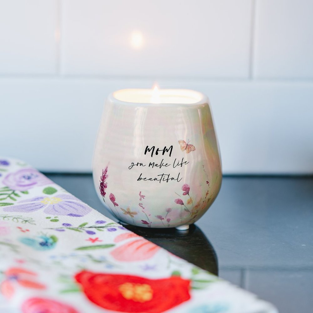 NWT Gift Mom, Mother's Day Gift - Soy Wax Candle, by artist Amylee Weeks
